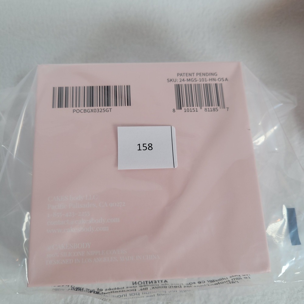 CAKES body Womens Nipple Covers Triangle Silicone OG Honey Size OG Honey - Picture 4 of 4